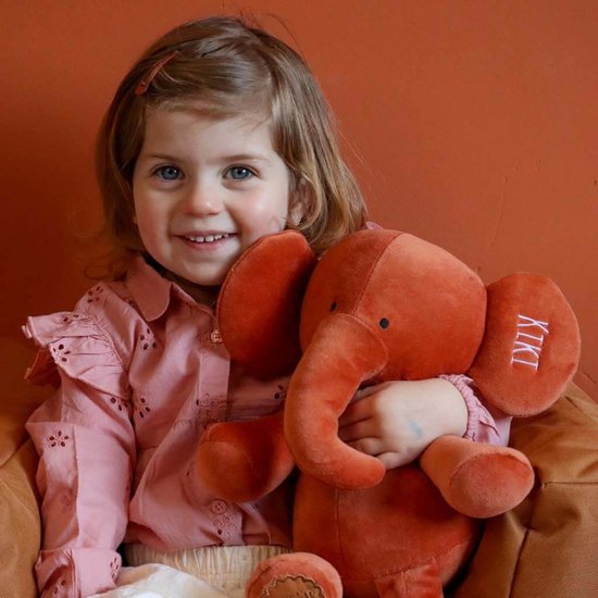 Knuffel met naam - Olifant