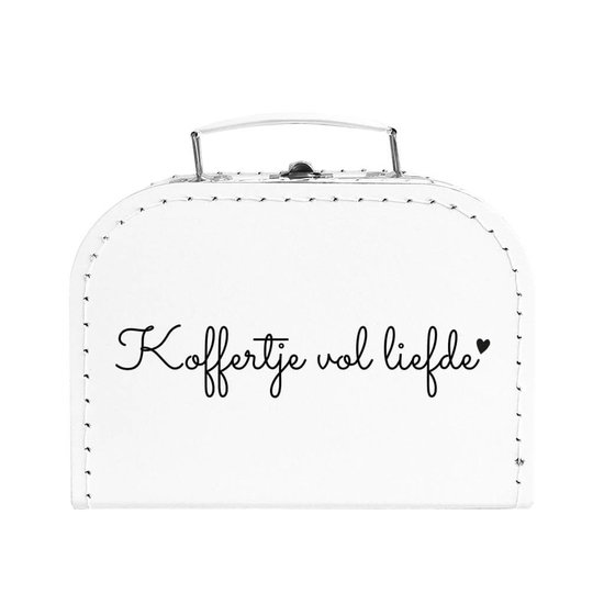 Kraamcadeau koffer met naam (20cm)