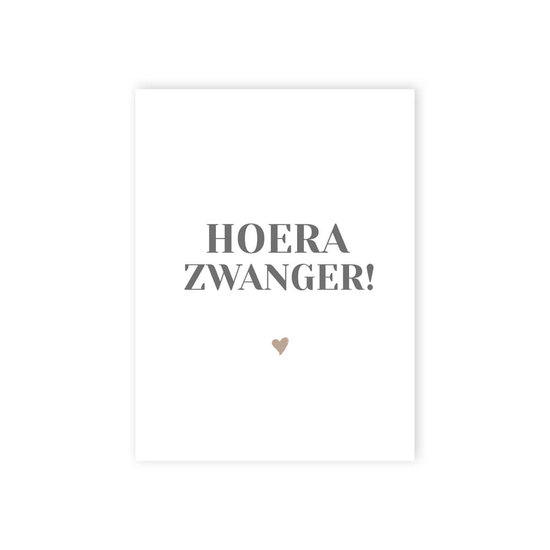 Brievenbuscadeau - Hoera zwanger!