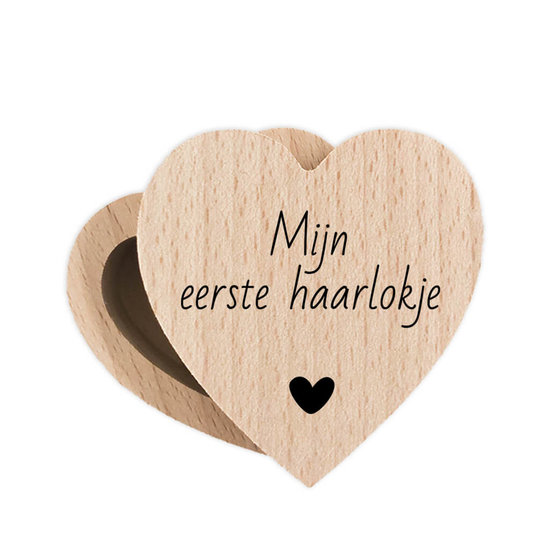 Haarlokdoosje met naam