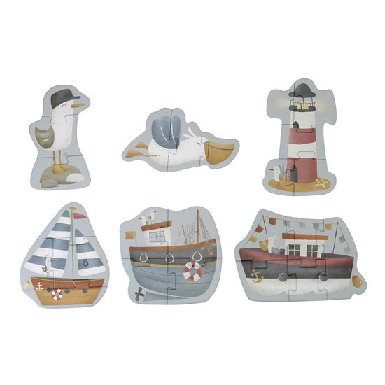 Little Dutch Vormen puzzels Sailors Bay