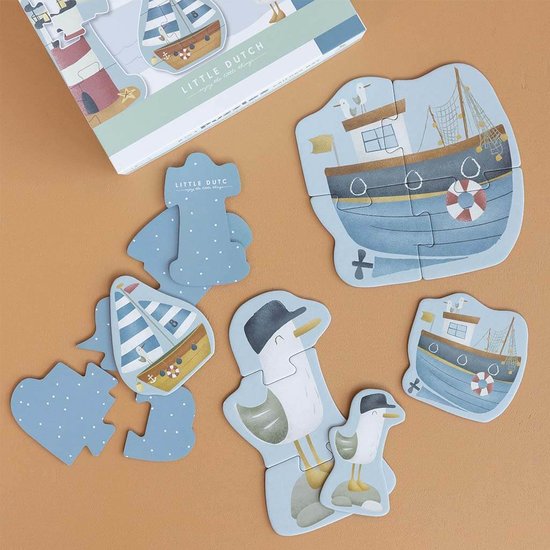 Little Dutch Vormen puzzels Sailors Bay