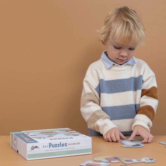 Little Dutch Vormen puzzels Sailors Bay