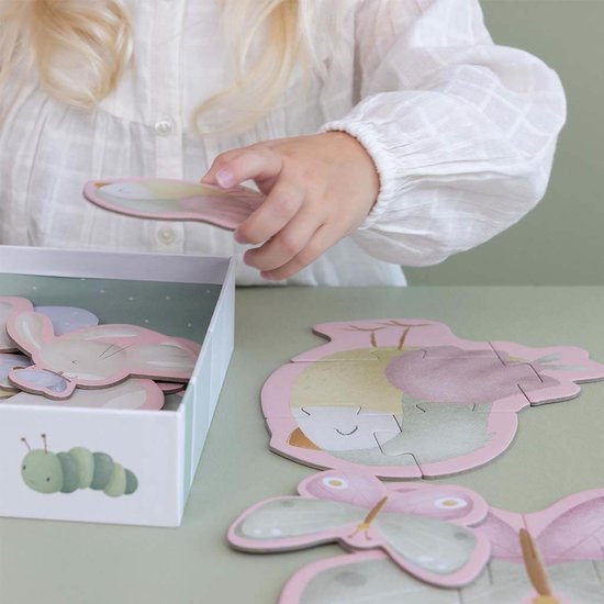 Little Dutch Vormen puzzels Flowers & Butterflies