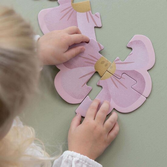 Little Dutch Vormen puzzels Flowers & Butterflies