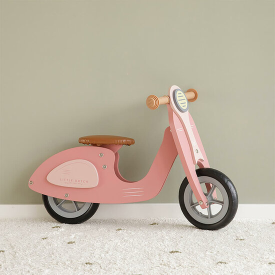 Loopscooter Roze - Little Dutch