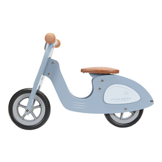 Loopscooter Blauw - Little Dutch