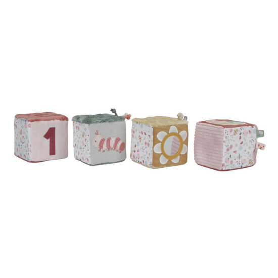 Zachte blokkenset Flowers & Butterflies