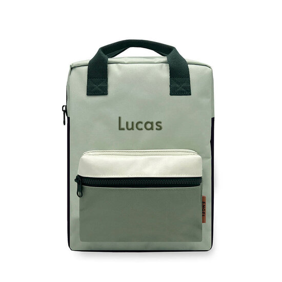 ENGEL. Rugzak Colorblock – Green Legend