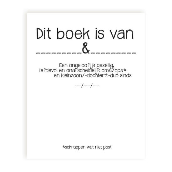 Het Bucketlist Boek voor grootouders