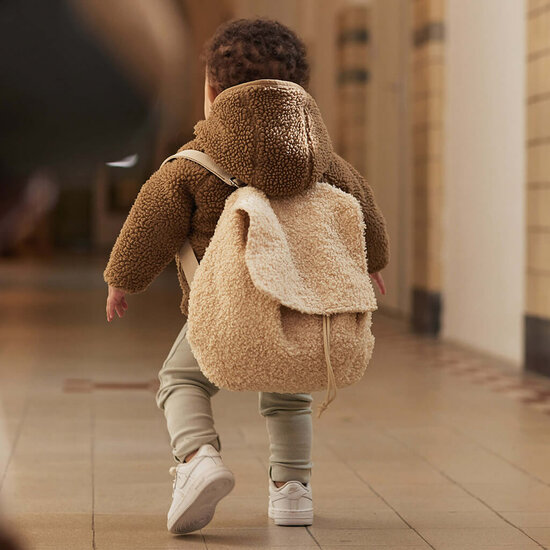 Jollein teddy rugzak Boucle - Naturel