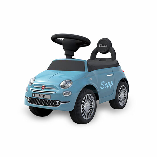 Loopauto Fiat 500 met naam