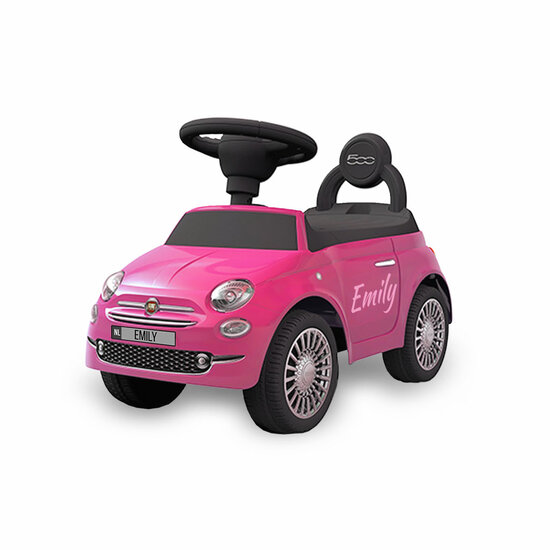Loopauto Fiat 500 met naam