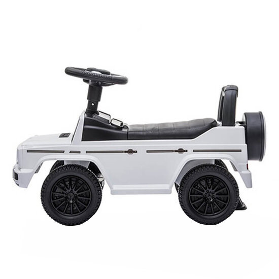 Loopauto Mercedes Benz G-Klasse met naam (wit)
