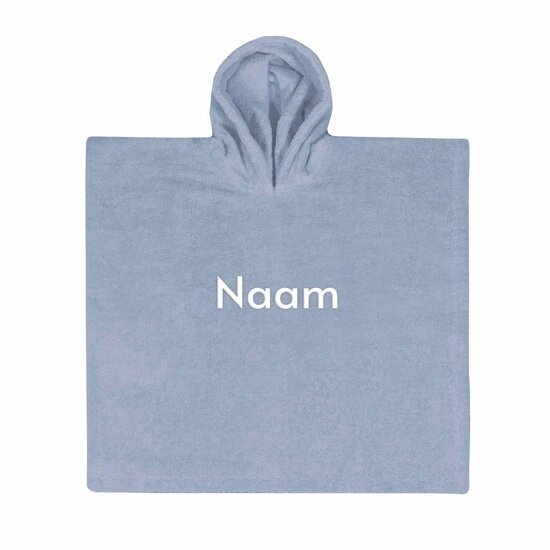 Poncho met naam (2-6 jaar)