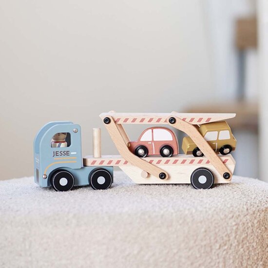 Houten vrachtwagen