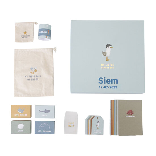 Memory box met naam - Little Dutch