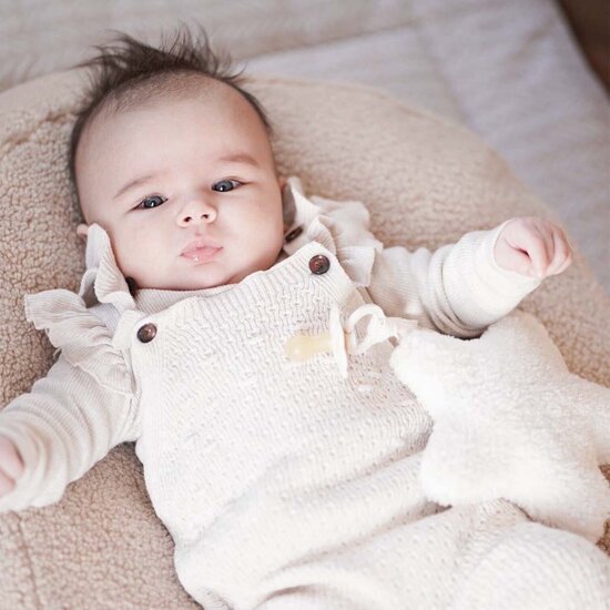 Kidslabel speendoekje Ster - Off-White