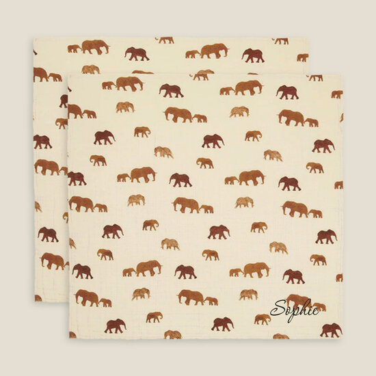 Hydrofiele doeken XL - Savannah (2 pack)