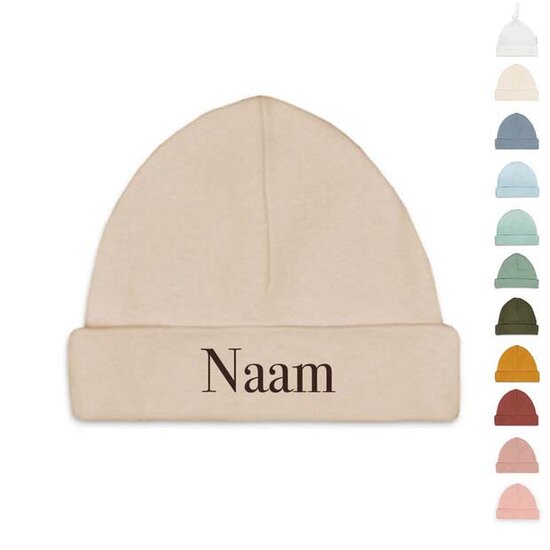 Babymutsje met naam