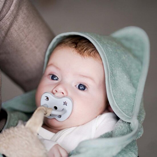 Baby badcape met naam