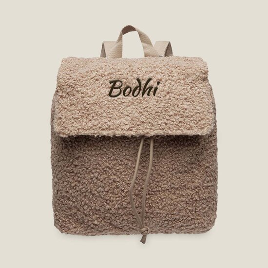 Jollein teddy rugzak Boucle - Biscuit