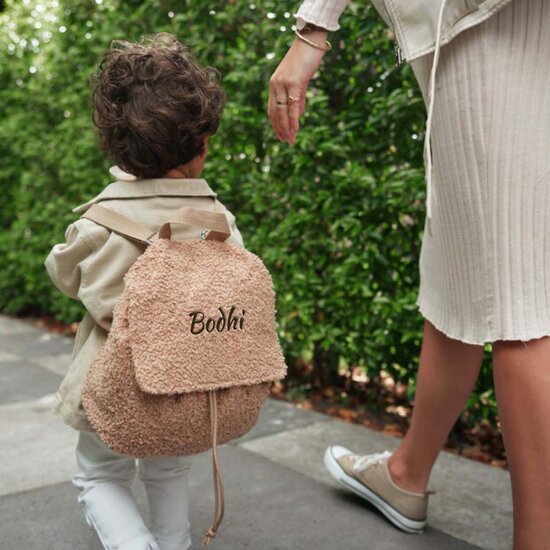 Jollein teddy rugzak Boucle - Biscuit