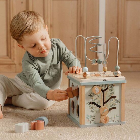Houten activiteitenkubus - Little Dutch