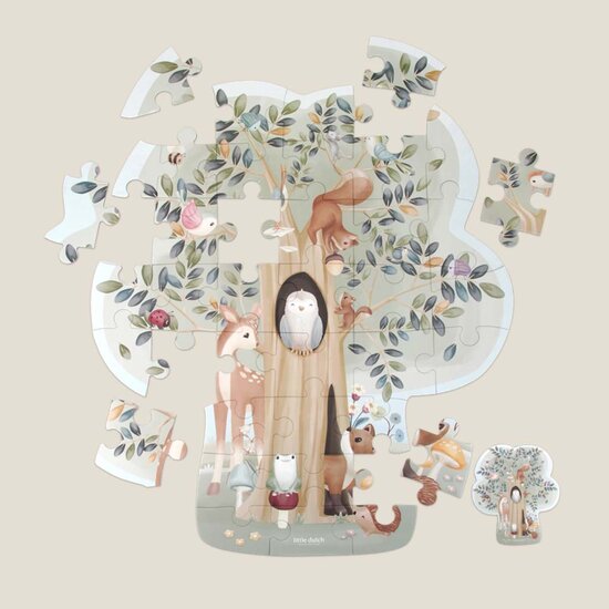 Vloerpuzzel &ndash; Forest Friends - Little Dutch