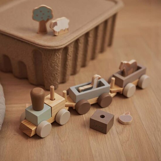 Houten speelgoedtrein - Jollein