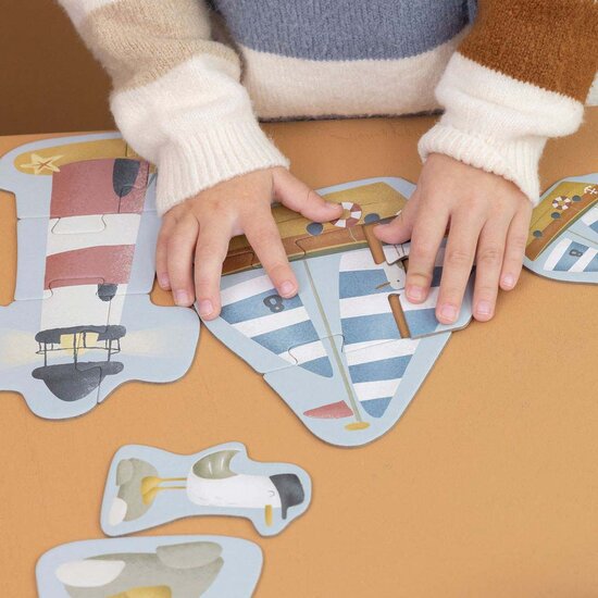 Legpuzzel 6 in 1 - Sailors Bay - Little Dutch