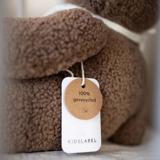Kidslabel Teddybeer - Large