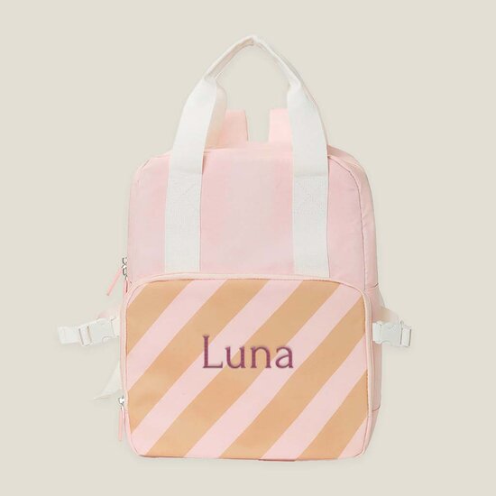 Kinderrugzak Stripes Pink