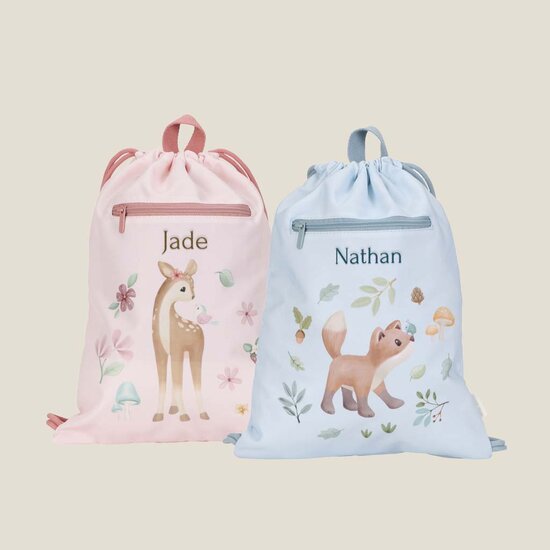 Gymtas met naam - Little Dutch