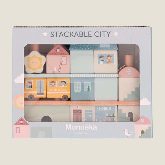 Stapelblokken Stad - Monn&euml;ka