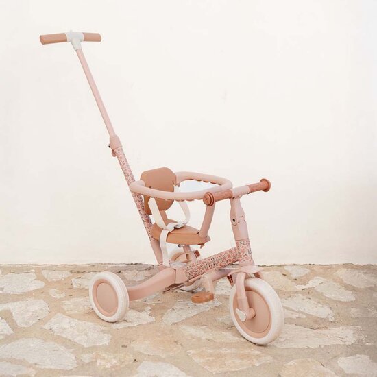 Driewieler met duwstang - Fairy Floral - Little Dutch