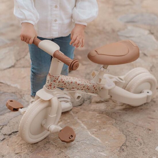Driewieler met duwstang - Fairy Floral - Little Dutch