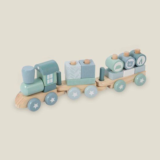 Blokkentrein Mint - Little Dutch