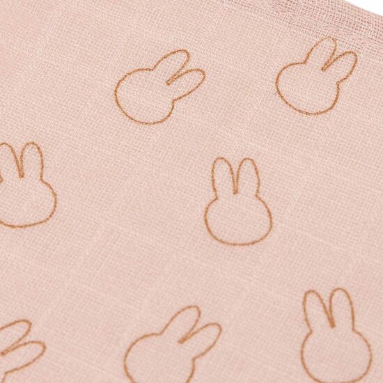  Hydrofiele doeken Jollein - Miffy Silhouettes (Wild Rose) - 2 stuks