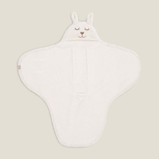 Jollein&nbsp;wikkeldeken Bunny Rib - Oatmeal