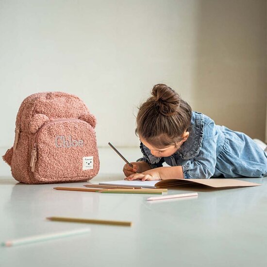 Rugzak beer roze - Kidzroom
