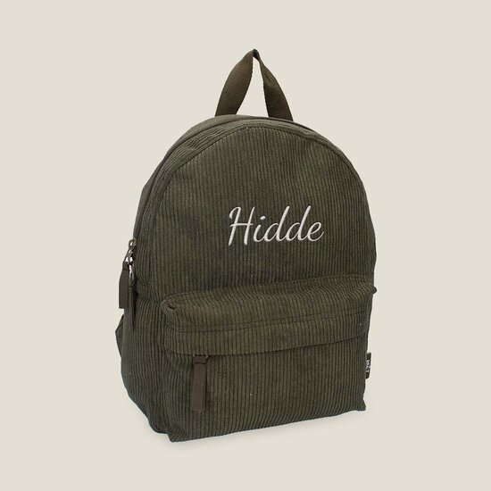 Pret corduroy rugzak - Run Around - Army