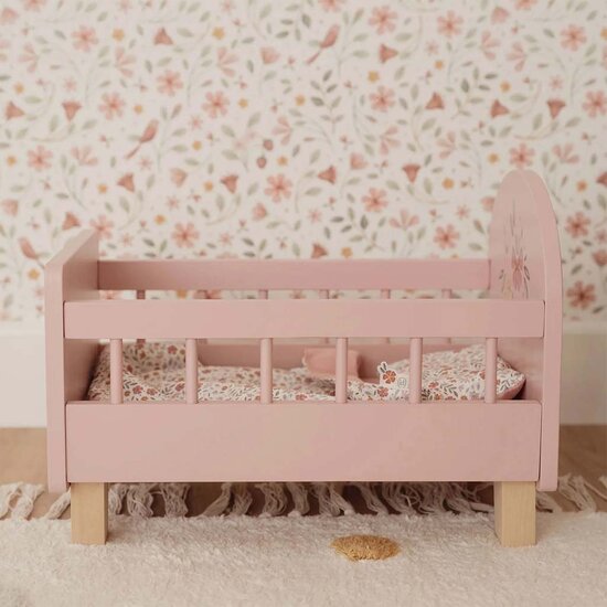 Poppenbedje - Licht Roze - Little Dutch