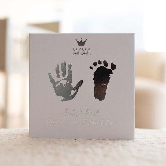 BamBam Hand/Foot Print Grey