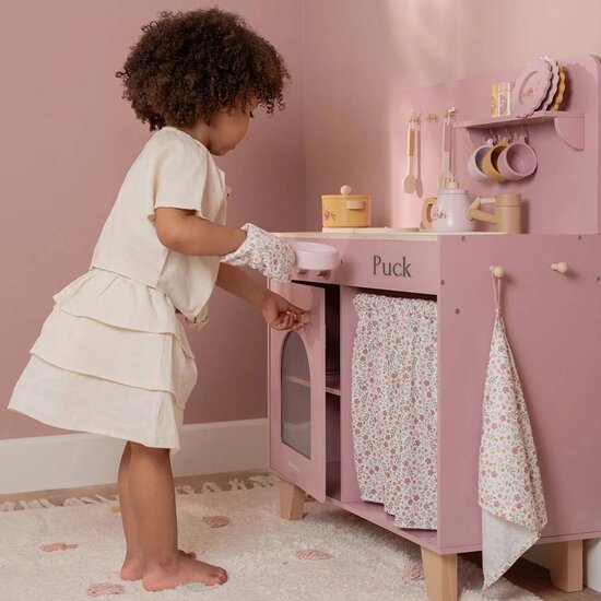 Houten speelkeuken - Roze - Little Dutch