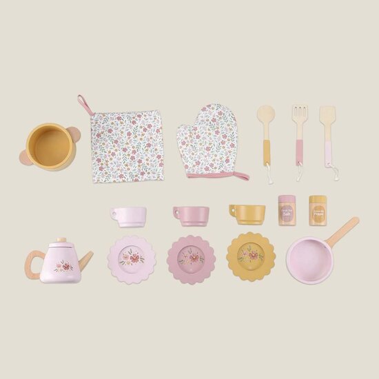 Houten speelkeuken - Roze - Little Dutch