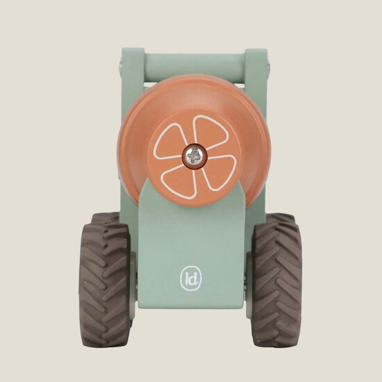 Houten cementwagen &ndash; Groen &ndash; Essentials - Little Dutch