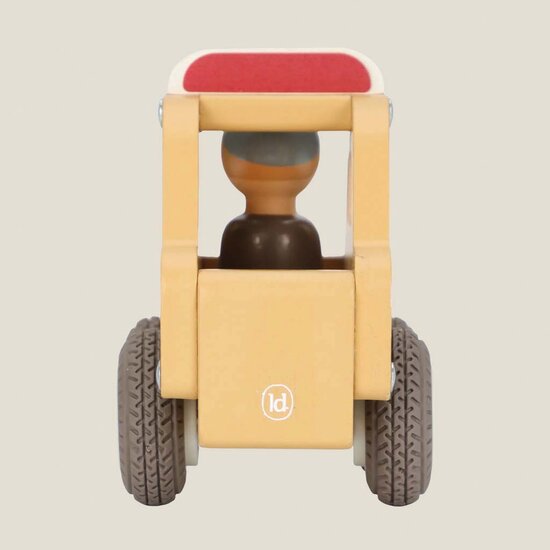 Houten taxi &ndash; Geel &ndash; Essentials - Little Dutch