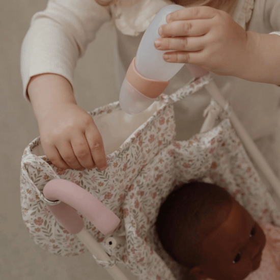 Metalen poppenbuggy - Little Dutch