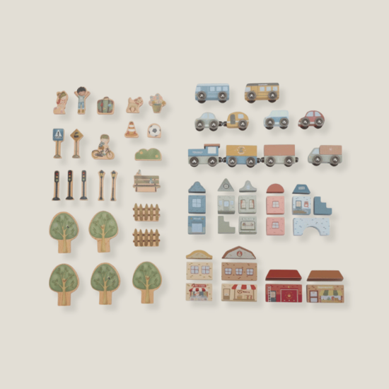 Houten treinbaan XL - Starterkit - Little Dutch